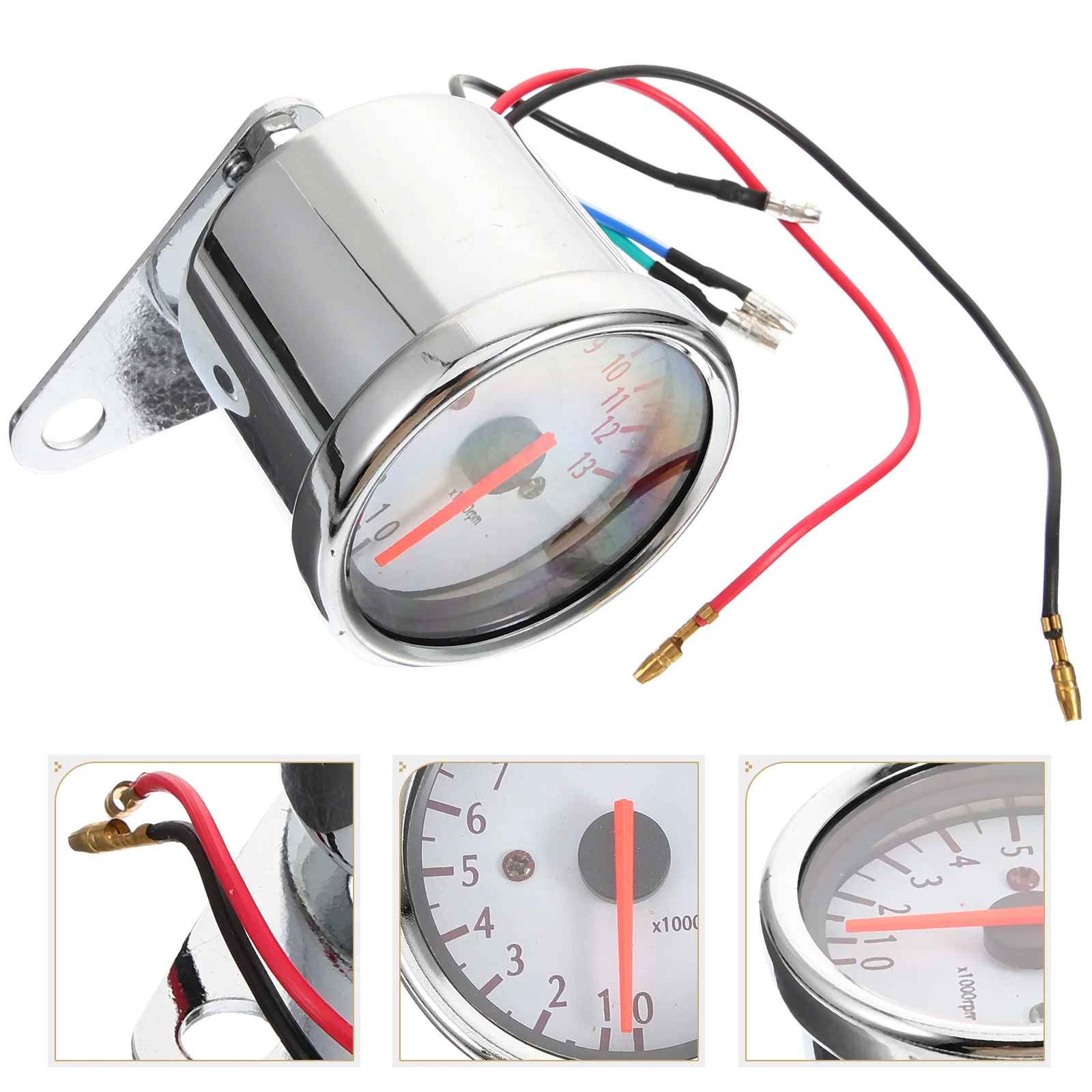 

Motorcycle Speedometer 13000rpm Stylish Pointer High Precision Sensor Motorcycle Parts Easy Installation Motorbike Speed Meter
