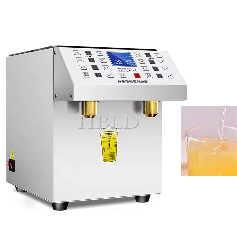 

Coffee Shop Dual Head 10L Quantitative Syrup Machine Commercial Multifunctional Fructose Filling Machine