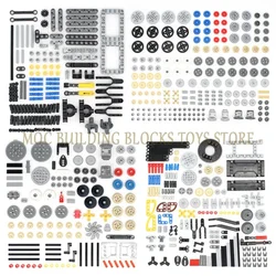 High-Tech Technische Onderdelen Pin Beam Liftarm As Connector Panel Gear Auto Motor Bouwstenen Bakstenen Technologie Set Speelgoed