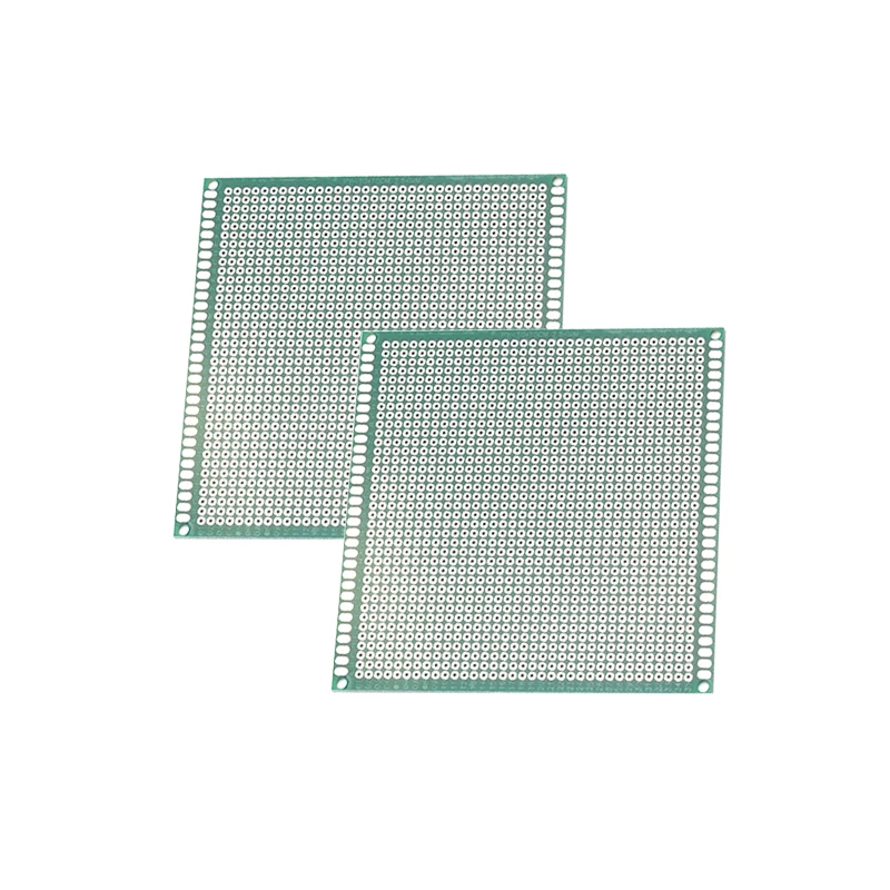 2 Stück 10x10CM einseitige Leiterplatte mit 2,54mm Rastermaß für universelle DIY-Elektronikprojekte. – Detail 2