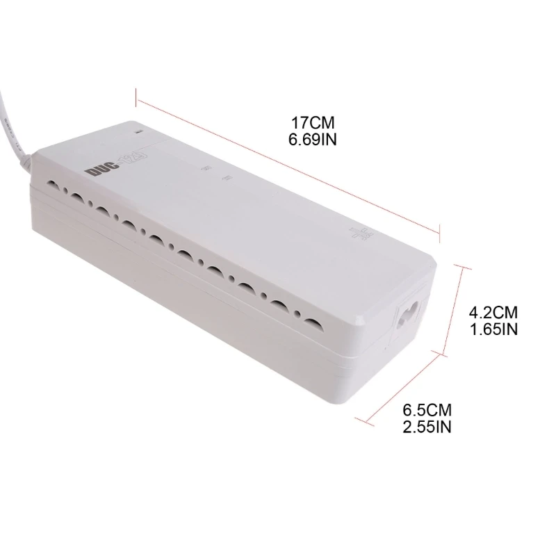 Imagem -06 - Fonte de Alimentação Ininterrupta Ups para Roteador sem Fio Laptop Câmera 6000mah 22wh 60w 12v 19v 5.5x2.5 mm