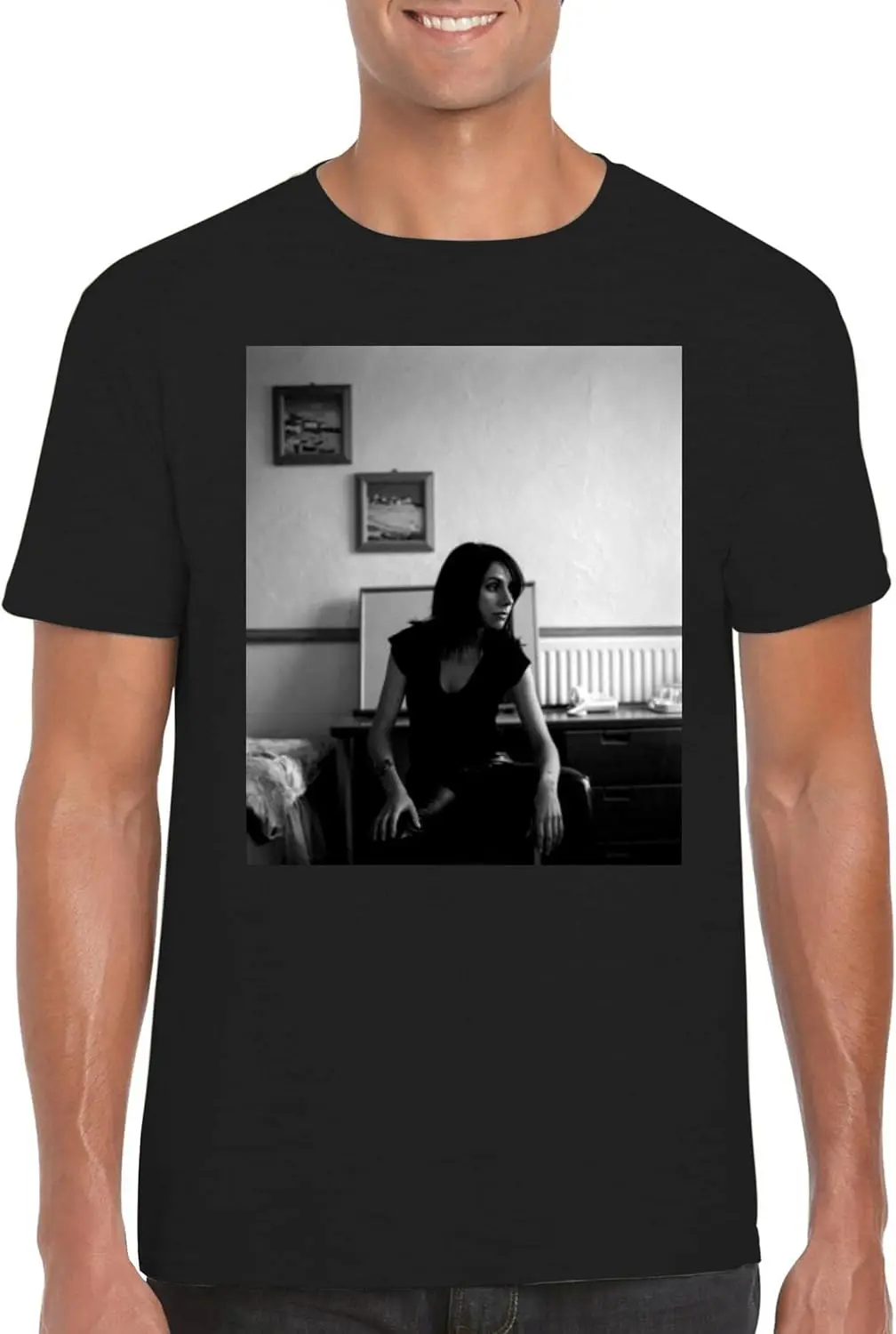 PJ Harvey - Men's Crewneck T-Shirt PDI #PIDP418046