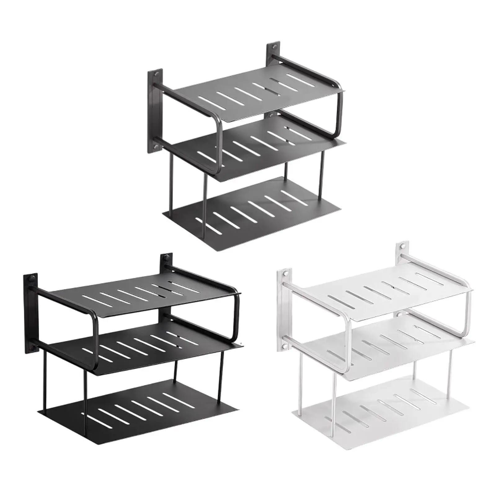 

3 Layers Projector Shelf Wall Mounted Strong Load Bearing Practical Organizer for TV Boxes Living Room Socket Hotel Bedroom
