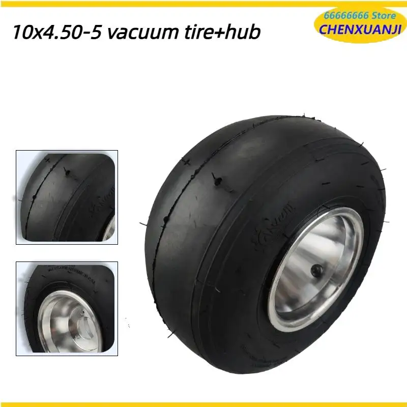 

Колесо 10x4,50-5 с защитой от проколов, долговечная бескамерная шина UTV с улучшенной тягой 4PR для картинга для газонокосилки Drift Trike