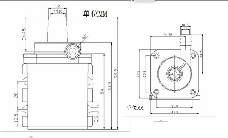 12V 24V DC Water Pump Micro Magnetic Pump Small Water Pump Submersible Pump Hot Water Pump Silent High Boost