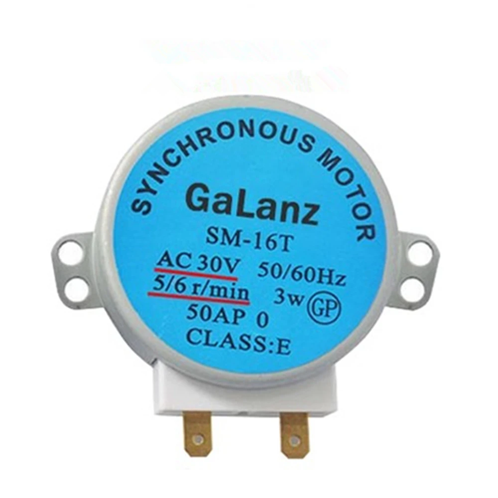 محرك القرص الدوار الجديد لملحقات فرن الميكروويف SM-16T محرك خلط محرك AC30V