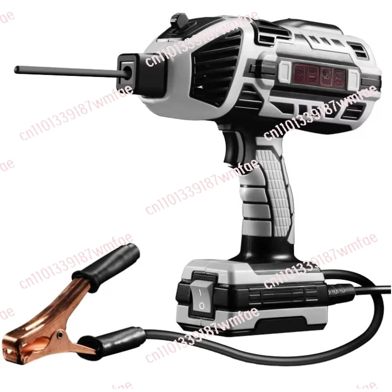 

Портативный ручной сварочный аппарат для дуговой сварки проволокой 3,2/2 мм, с зажимами типа «крокодил», для стали и алюминия, с кабелем питания и стальной щеткой