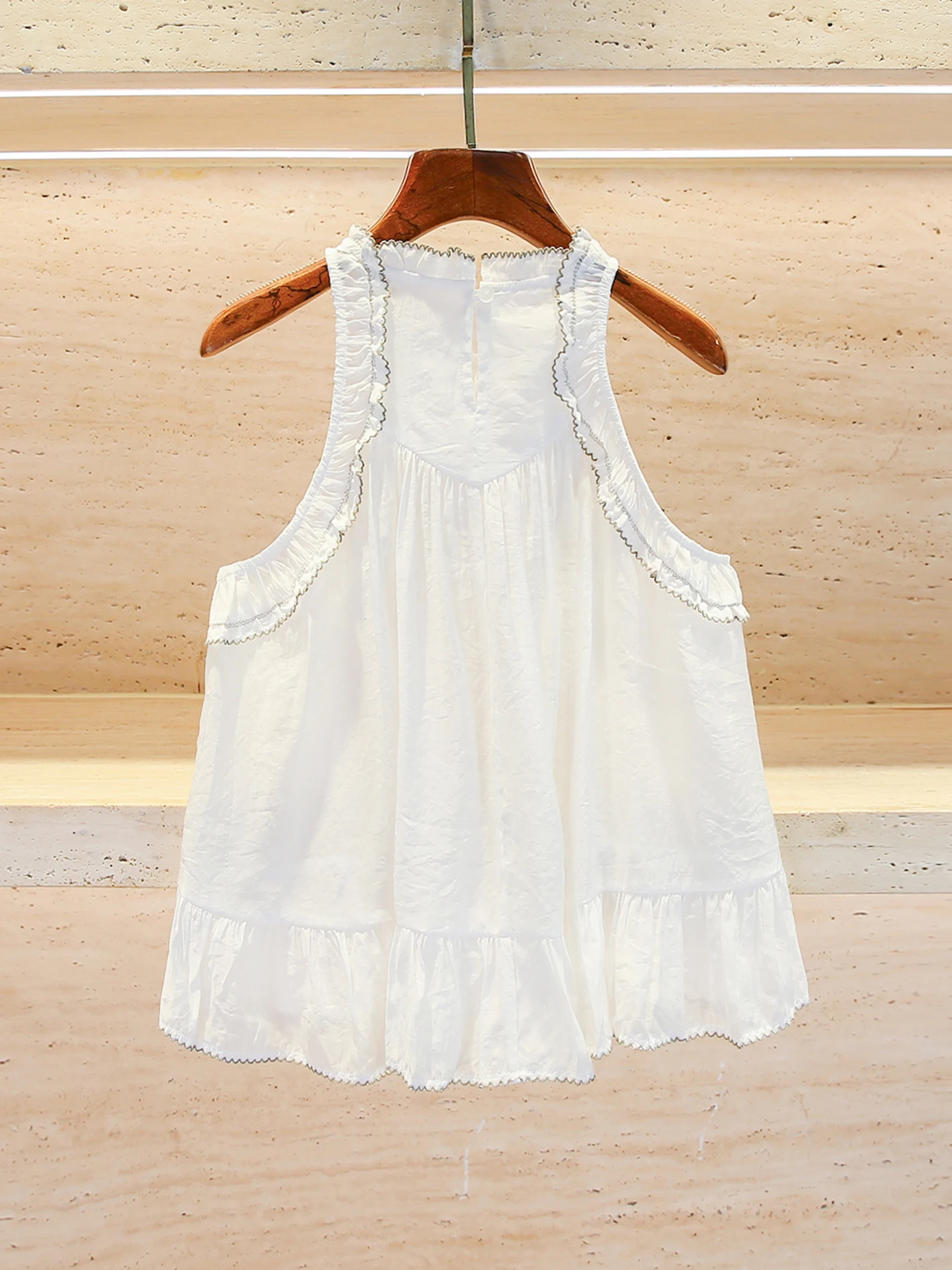 

Luxury Summer Women's Lace Trim ter Top by Nu Commute Sle ort Length Regular Fit Single Piece Chinese Production