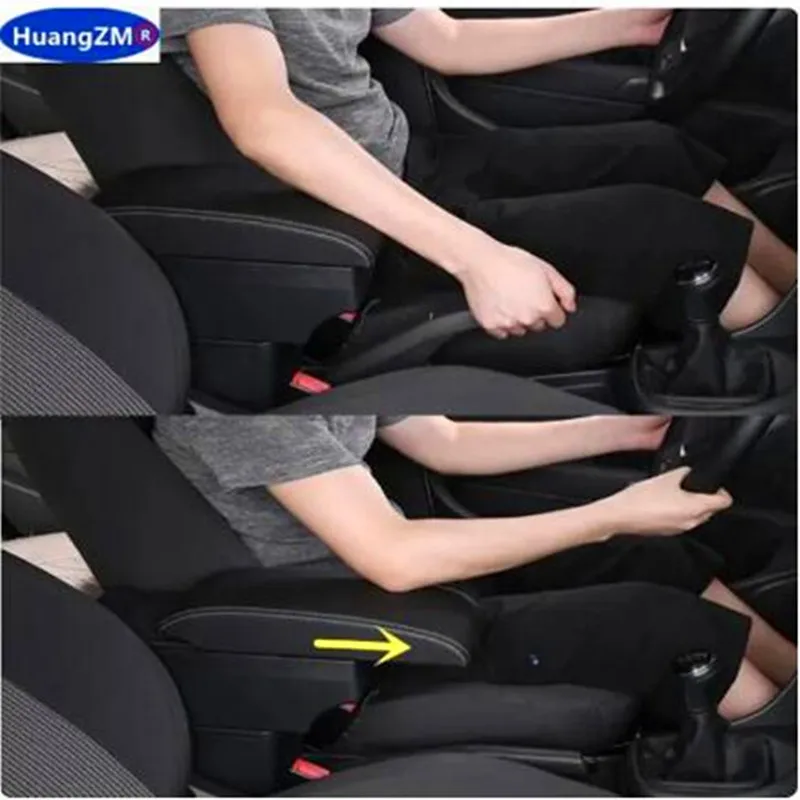 For Toyota Hilux Armrest box For Toyota Hilux Car Armrest Interior Dedicated Retrofit Center Storage box Car Accessories