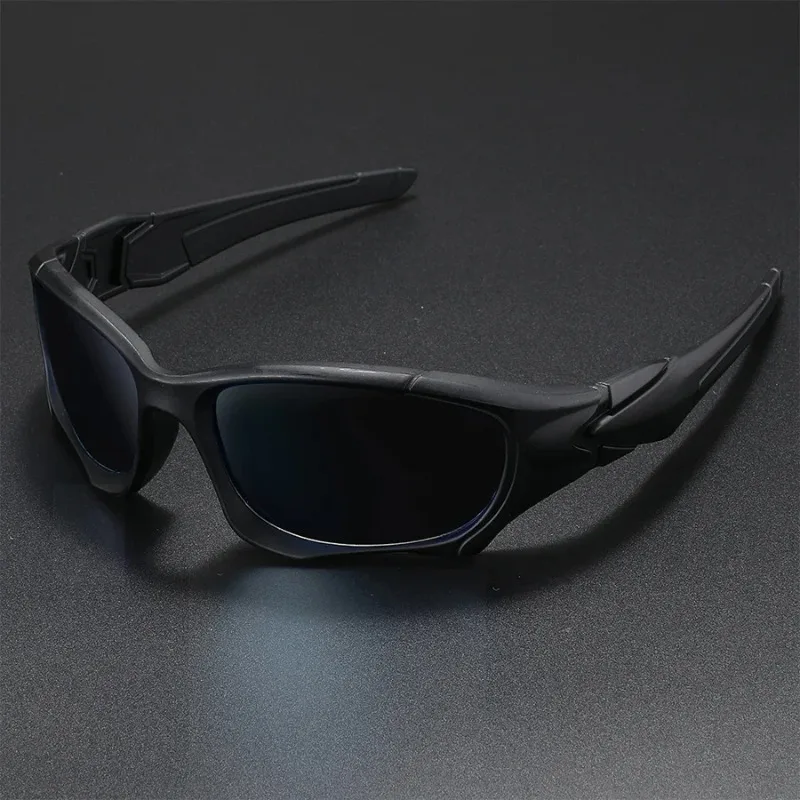 New Outdoor Sports Polarized Sunglasses Men Curve Cutting Frame Stress-Resistant Lens Shield Sun Glasses Wome Driving image 2