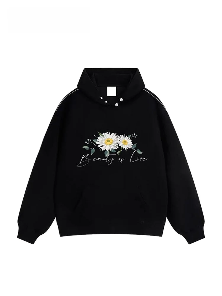 

Cara CLUB plus Size Hoodie Long Sve Women's Sweatirt Autumn Winter New Sle Loose Slimming College Sle Top