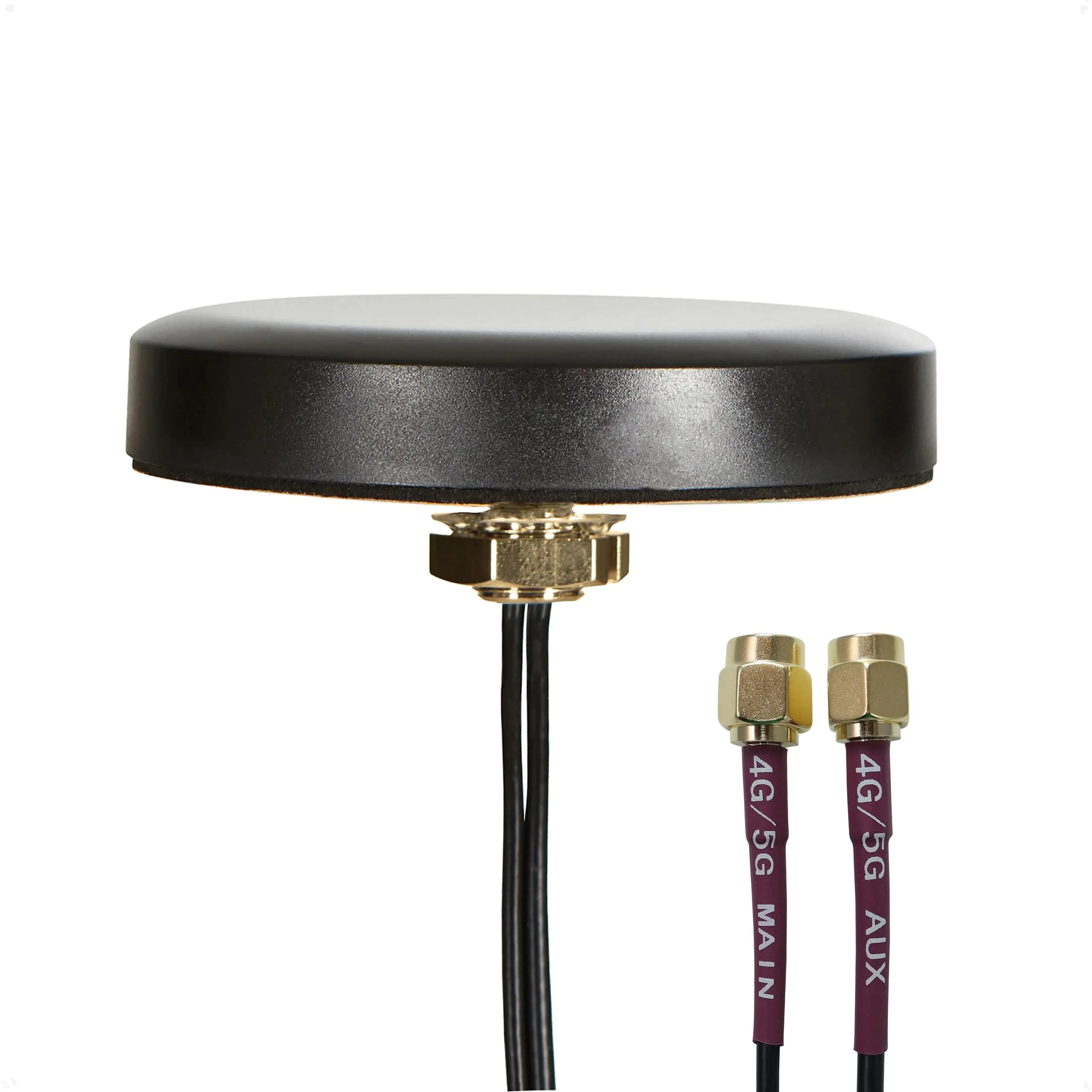 Low Profile MIMO 4G / 5G Omni-Directional Screw-Mount Puck Antenna for Verizon, AT&T T-Mobile (and Others) Modems & Routers