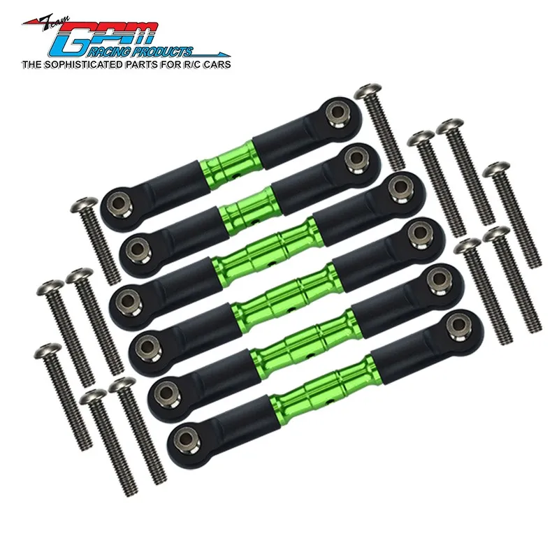 Biellettes de direction réglables en aluminium GPM pour ARRMA 1/10 Granite Mega Senton 3S BLX-mise à niveau des pièces de voiture de course