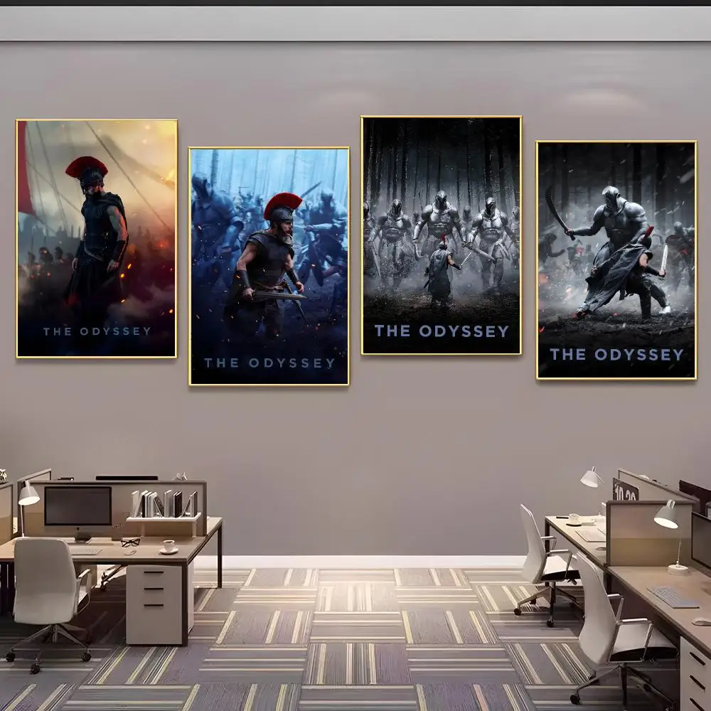 Movie T-The Odyssey Painting Calligraphy Canvas Painting Art For Bathroom, Living Room Home Wall Decor Picture