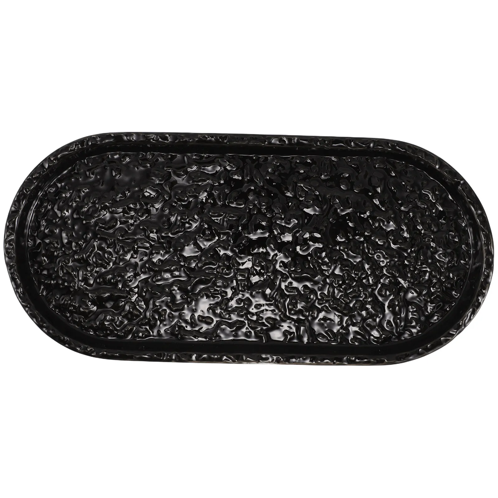 

Минималистичный овальный керамический поднос для ванной комнаты, туалетного столика, прикроватной тумбочки, прихожей, органайзер для украшений, парфюмерии и ароматерапии