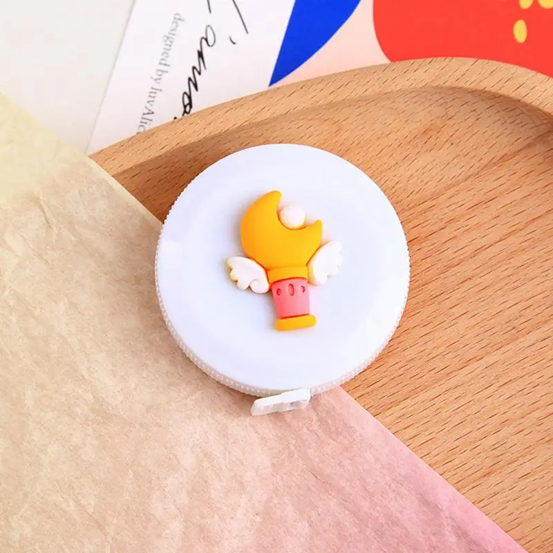 Tape Measure Retractable Body Measurement Tape Measuring Ruler Double Sided Portable Head Bust Waist Circumference Soft Ruler