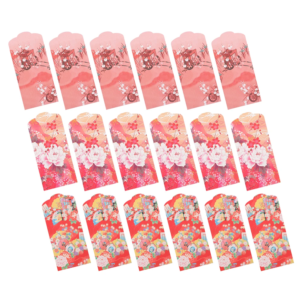 

60Pcs Exquisite Red Envelopes Wear-Resistant Money Pouches for Chinese Weddings and Festival Celebrations Wedding Red Envelopes