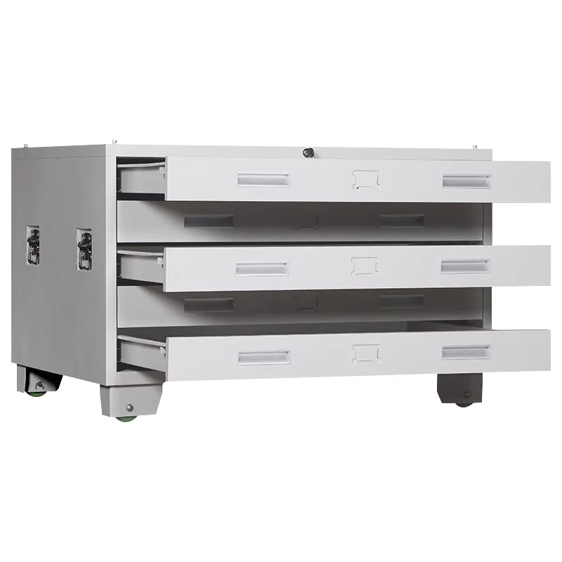 Hot-selling Steel Data Drawing Drawer File E Cabinet Wholesale Supplier Metal A0/A1 Size Map Storage Cabinet Drawing Filing Cabi