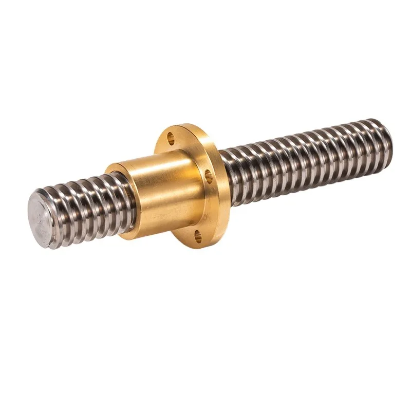 For T16 Lead Screw 304 Stainless Steel Trapezoidal Screw Lifting Transmission Screw T16 Lead 3 4 8