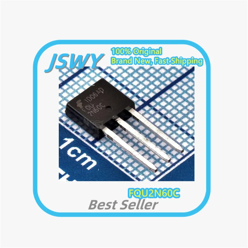 

(10/50 pieces) FQU2N60C 2N60 TO251 FAIR 600V2A MOSFET, Brand New Original