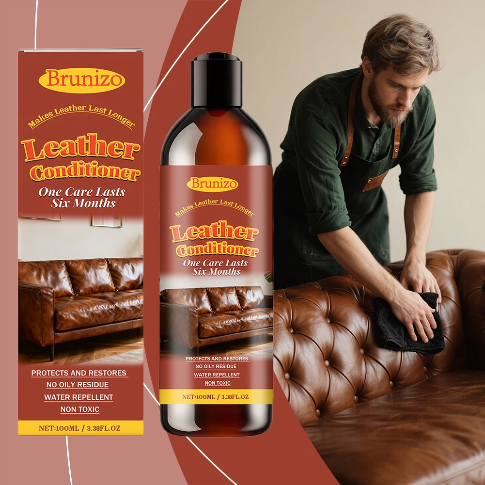 Professional Leather Conditioner Cleans Restores Protecting Leather For Use  Furniture Auto Interiors Shoes Bags