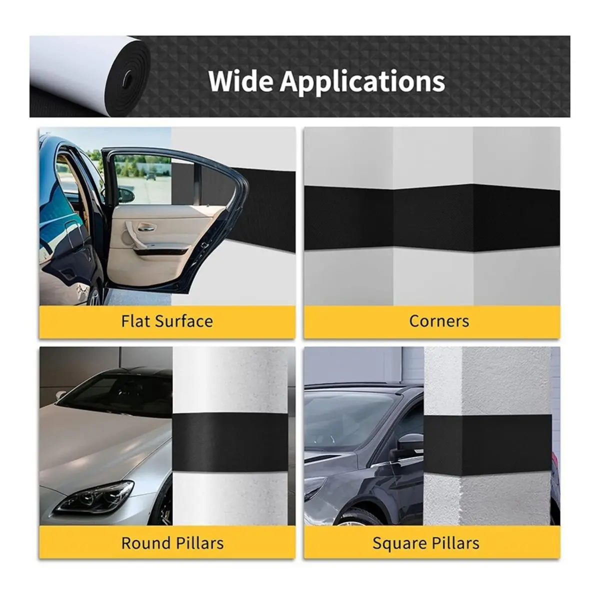 Garage Wall Protector, 2 Roll Car Door Protector Bumper Guard 79