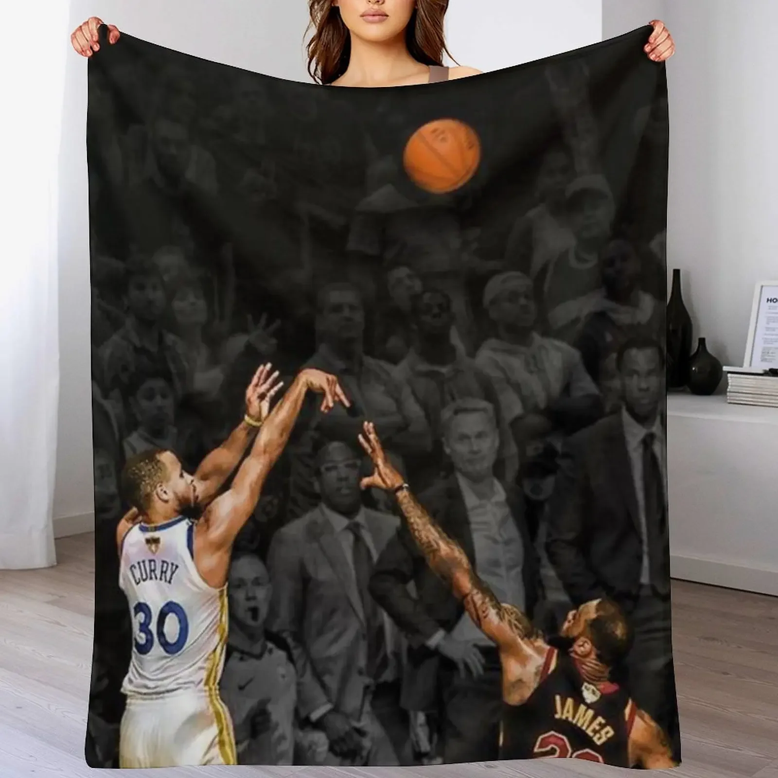 

jump for the ball Throw Blanket Easy Care Comfortable Blanket for Couch