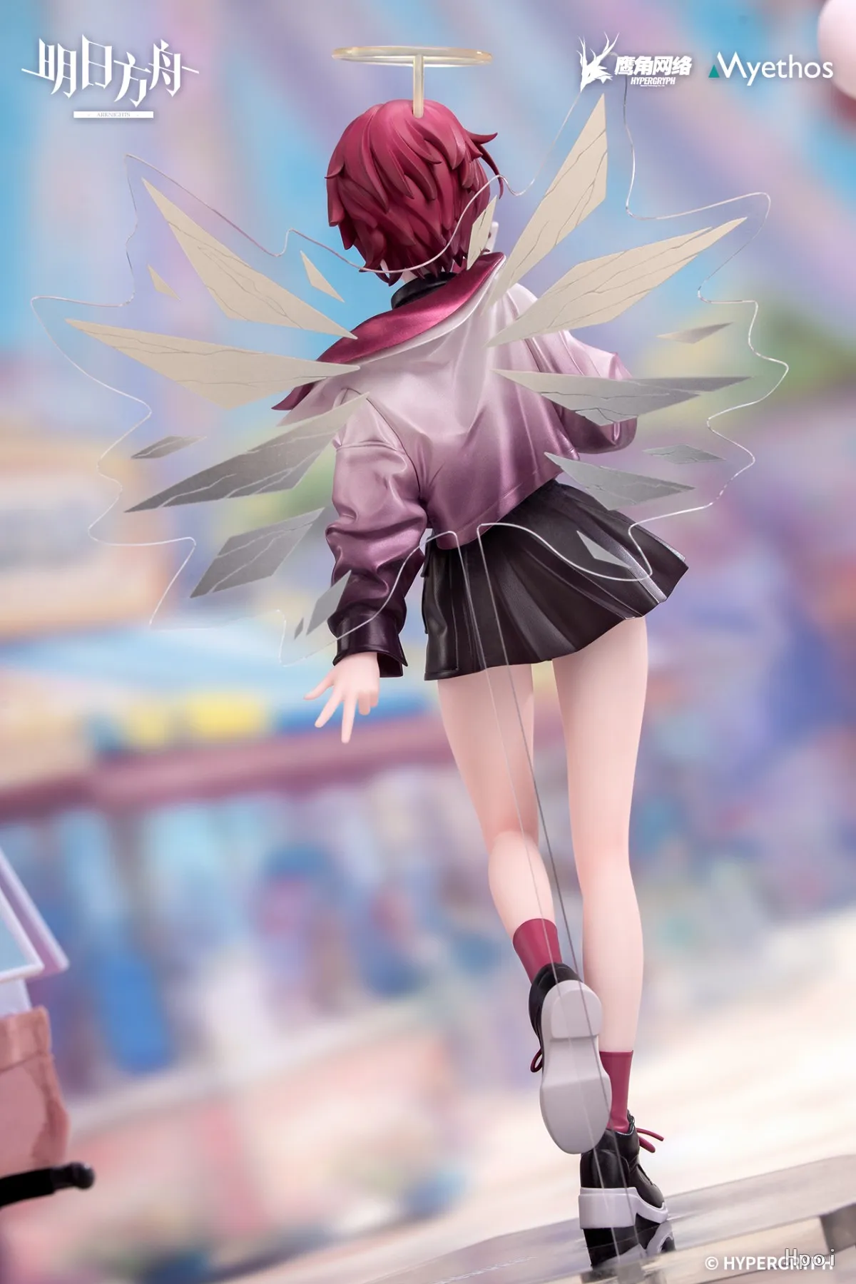 

В наличии оригинальный подарок Myethos + Arknights ангел музыкальной путешествия 22 см аниме фигурки игрушки украшения 1/8 статуя куклы