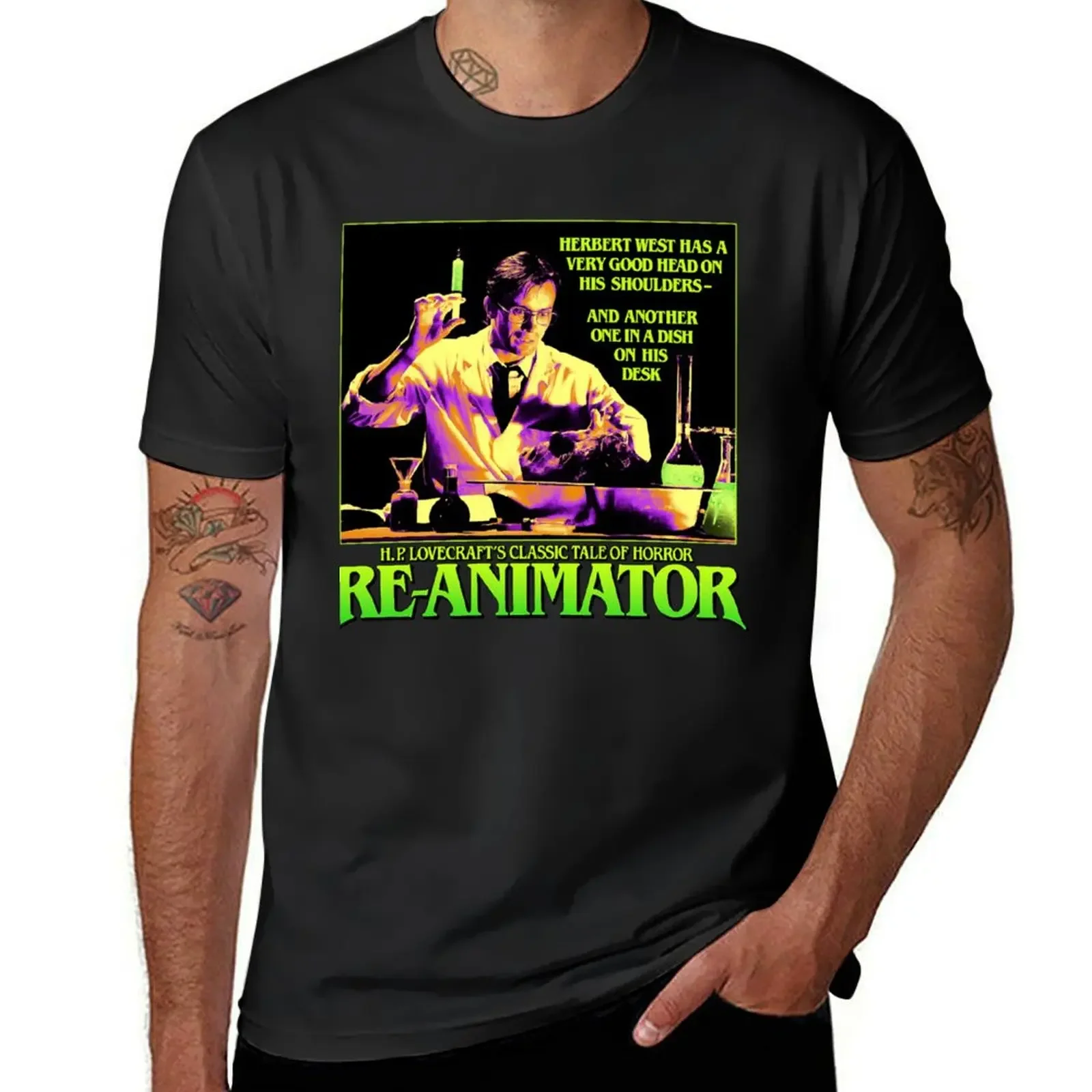 Reanimator T-Shirt designer shirts cute tops plain black t shirts men