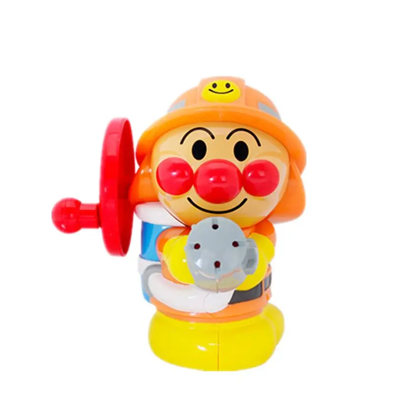 Ampanman-pistola de agua giratoria a mano para niños, juguete creativo de dibujos animados de Anime, ideal para Baby Shower, cumpleaños, periféricos