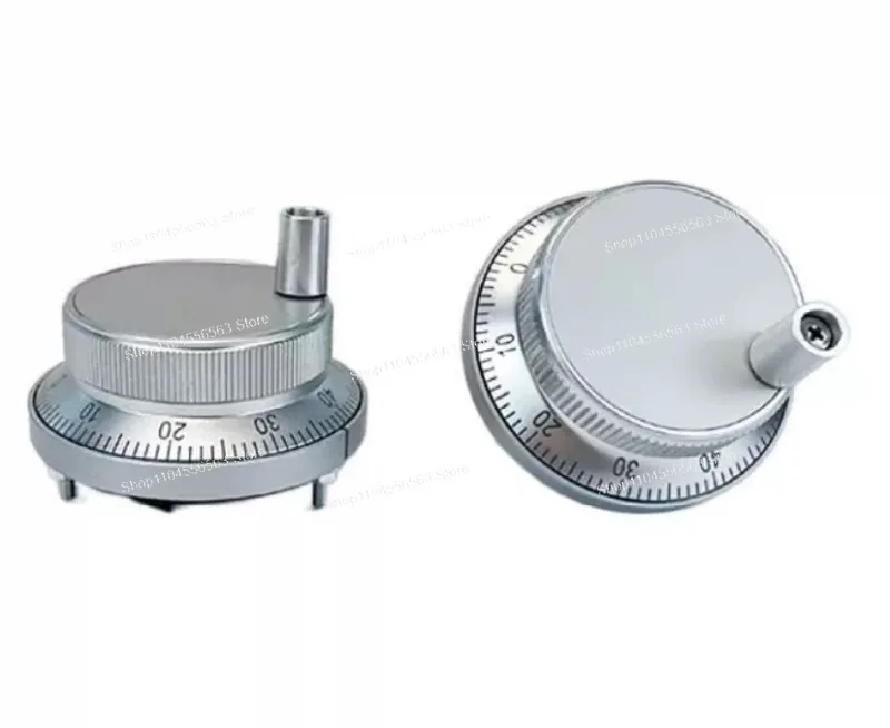 60mm CNC Handwheel Manual Pulse Generator 100PPR, 5V 4Pin/6Pin Rotary Encoder for Milling Machine Lathe MPG