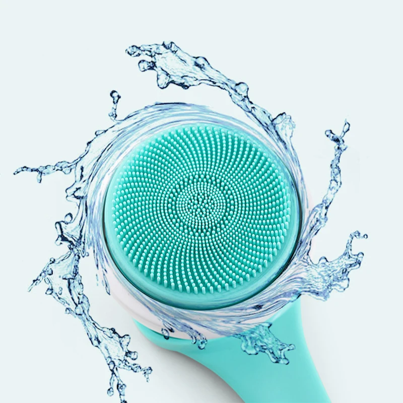 2023 NEW Electric Bath Brush USB Recharge Body Scrubber Back Rubbing Shower Cleaning Brush Spinning Massage Heads Long Handle