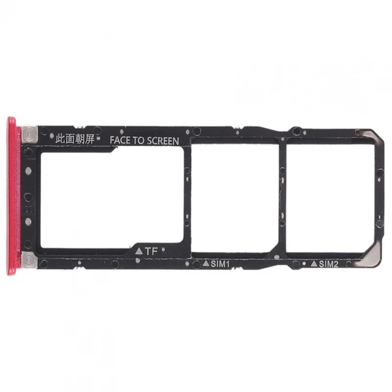 XIAOMI MI A2 LITE SIM tray/REDMI 6 PRO red SD card support adapter # Xiaomi Mi A2 Lite (M1805D1SG, Redmi 6 Pro, Sakura) # Xiaomi Redmi 6 Pro (M1805D1SE, M1805D1SC, M1805D1ST, Sakura)