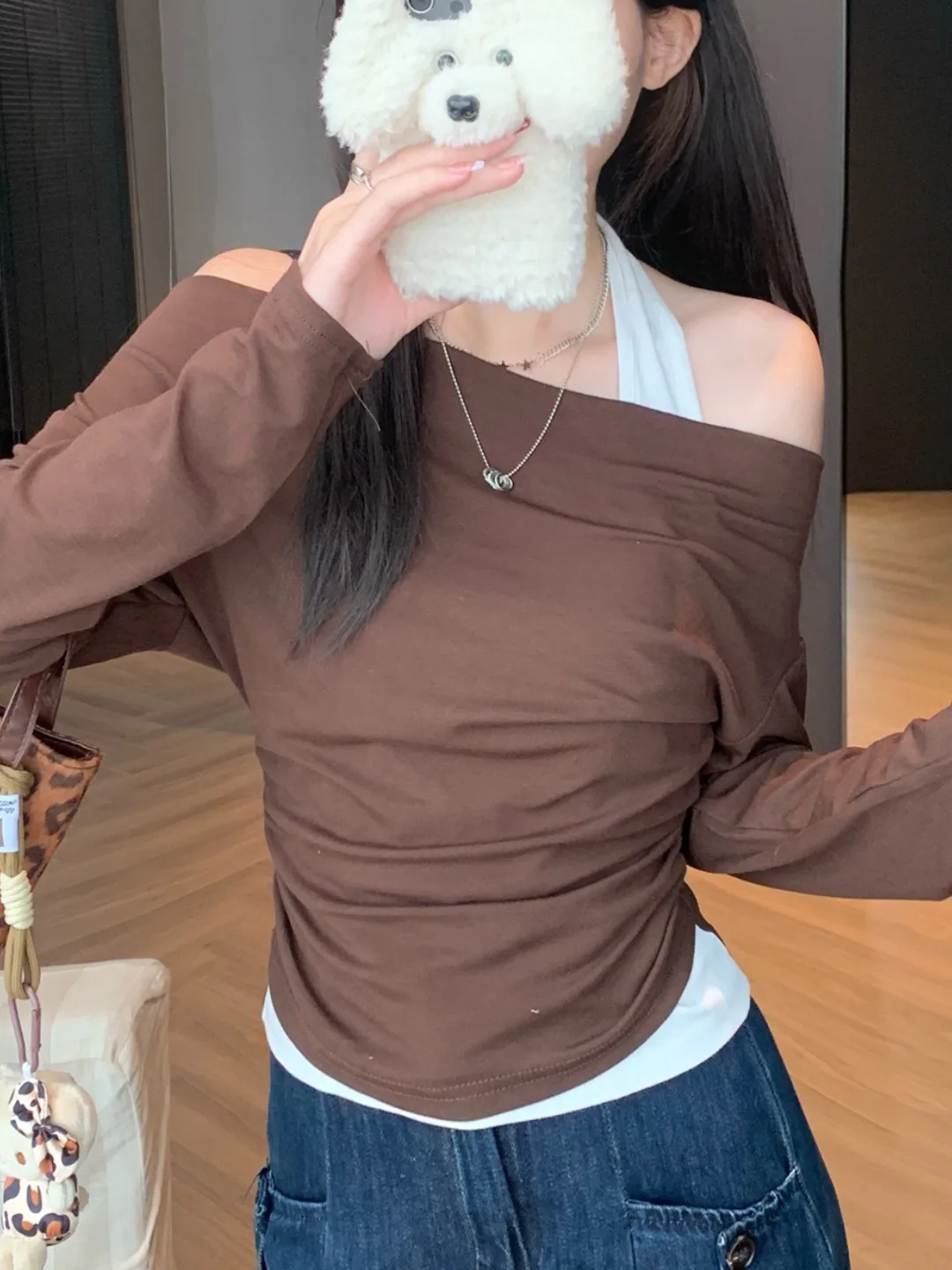 

Модный топ Pure Desire: новый дизайн, приталенный крой, сексуальный, повседневный, универсальный, для женщин