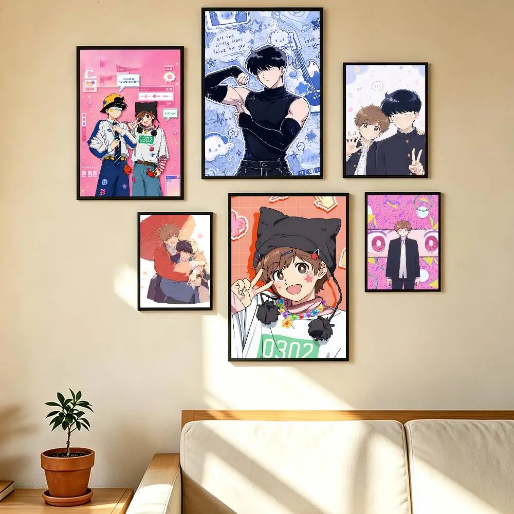 J-JOJOs G-Gyro Z-Zeppeli Poster Waterproof Wall Art Sticker For Bar Living Room Vintage Decor High Quality Print Gift