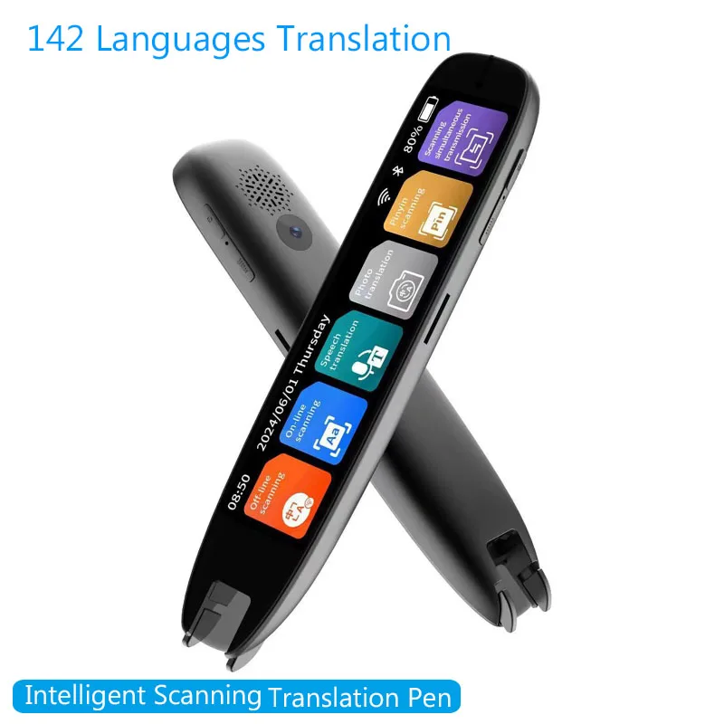 

3.7'' Touchscreen Intelligent Scanning Translation Pen 5 Million Pixel Camera Translator 142 Language Translation Scan Reader