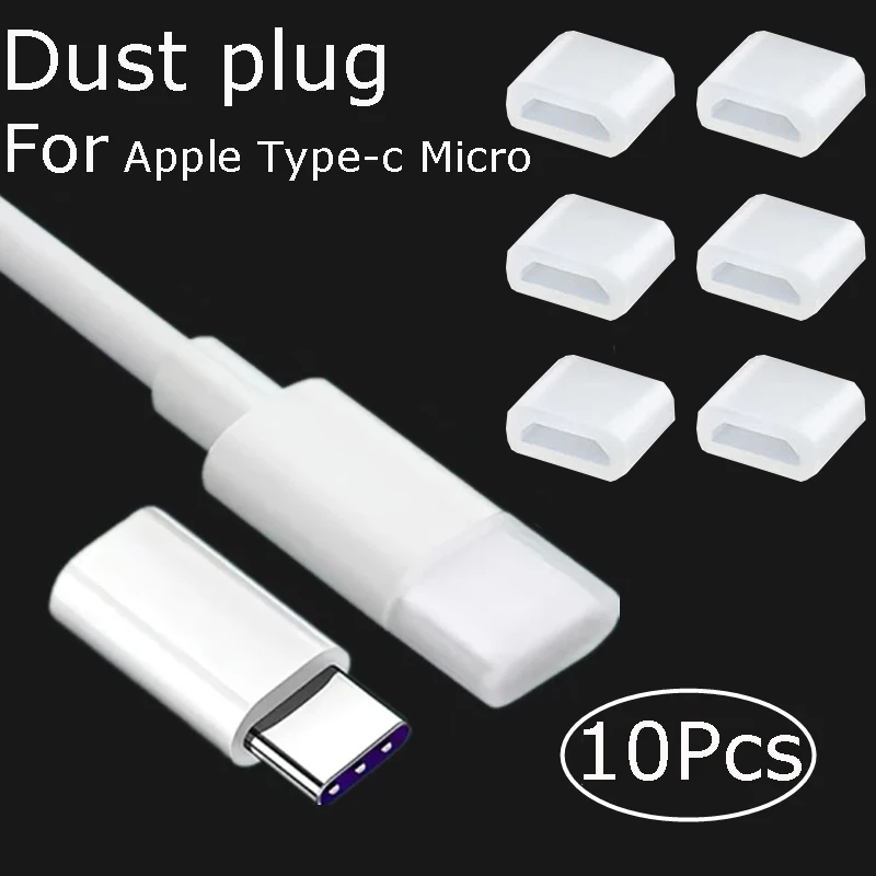 Universal Dust Plug Protective Cover for IOS Type C Micro USB Male Data Cable Charging Port Dust and Waterproof Accessorie