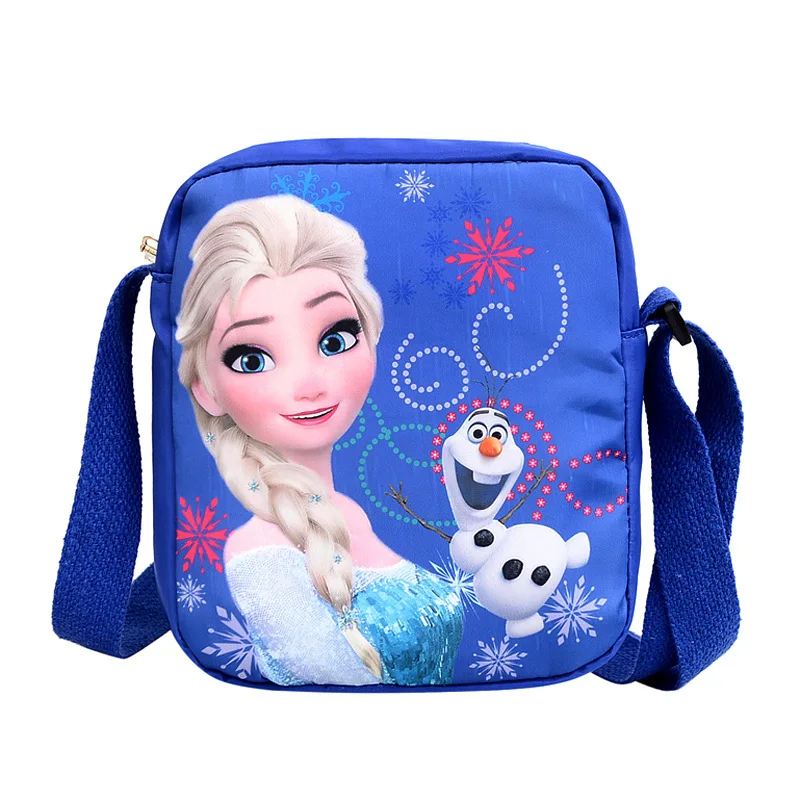 Disney Anime Frozen 2 Elsa Cartoon Princess Messenger Cute Bag Fashion Decor Surprise Birthday Gift
