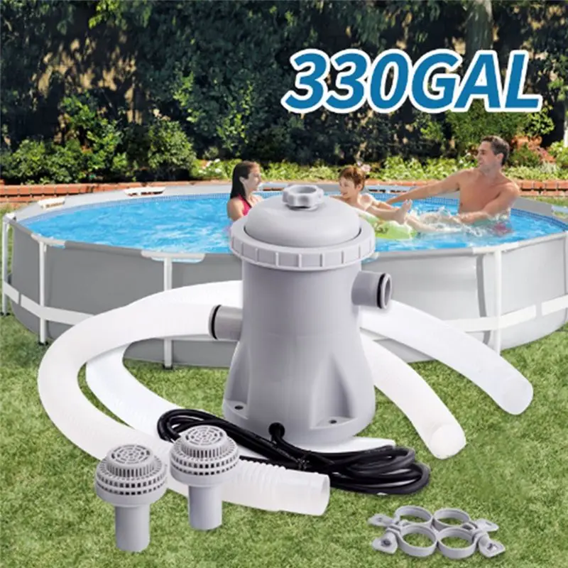 A60Z330 GPH Pool Filter Pump Electric Water Pump For Paddling Pool Small Ground Pool Filter Pumpmay