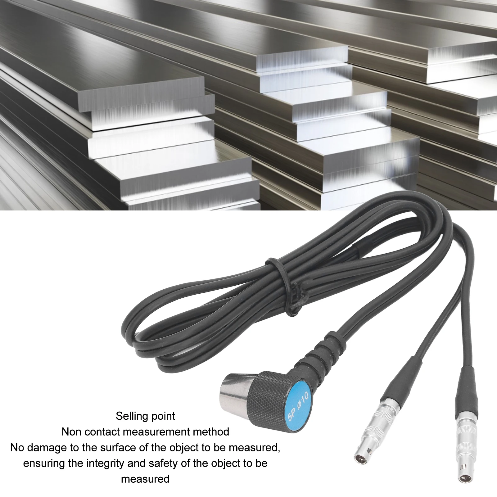 اختبار محول قياسي بالموجات فوق الصوتية ، مقياس سمك ، متر ، شاشة استبدال