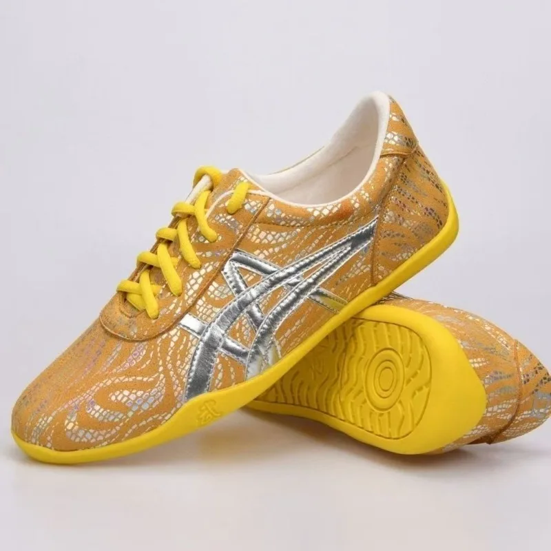 العلامة التجارية الكلاسيكية المهنية Wushu الرياضة التدريب حذاء مريح لينة وحيد اللياقة البدنية حذاء مربع الرياضة المفضلة تاي تشي حذاء