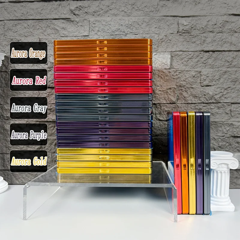 Glossy Aluminum Magnetic Card Protector For PSA 35PT, UV Resistant Anti-Scratch Case For Baseball Graded Trading Cards