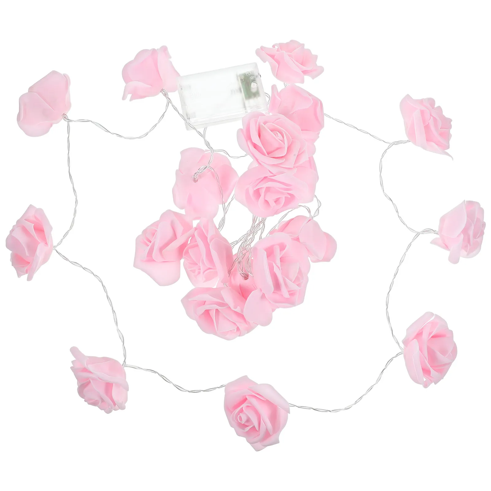 

Flower String Lights Rose Themed LED Operated Flexible String Light for Wedding Engagement Party Bedroom Living Room