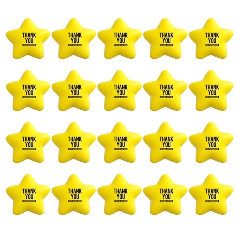 Novelty Face Star Figurine Squeeze Toy Novelty Gag Table Toy Decompressing Pinch Stress Toy Star