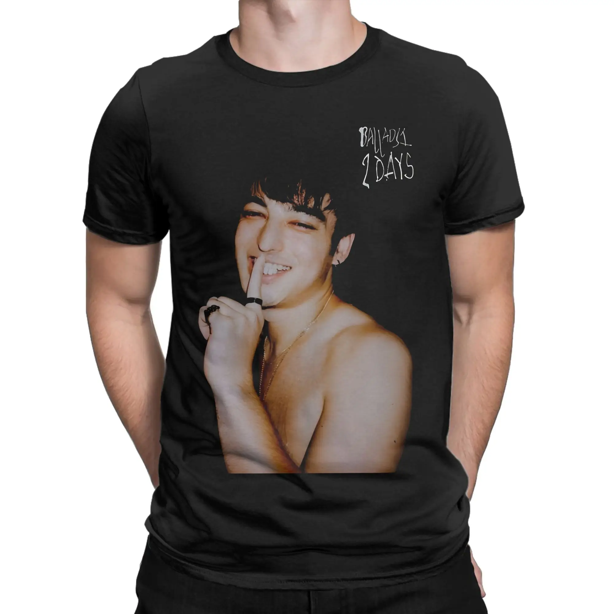 Vintage Film Joji Ballads 2 Days Poster Cotton T-Shirt For Men Summer  Vintage T Shirts Tee Shirt Oversized Printed Clothing