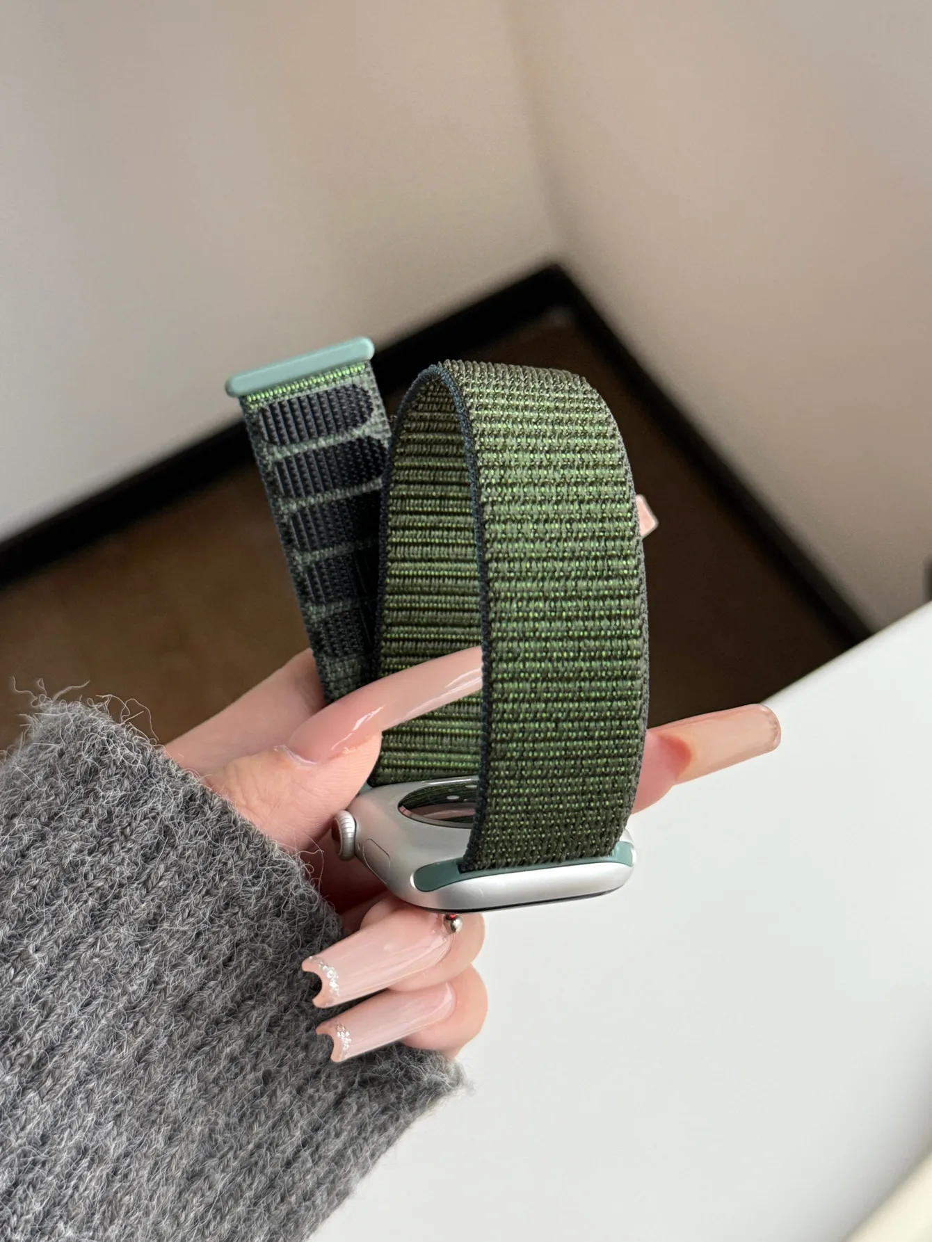 الإبداعية الكرتون القماش ملصقات المنسوجة حزام النايلون ل سوار ساعة يد آبل 10S 42/46 مللي متر 49 الترا ل Iwatch SE 38/41/45 مللي متر 40/44 الفيلكرو