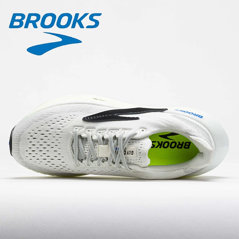 Brooks Glycerin Max Gray Men's Running Shoes Casual Breathable Wear-resistant Practical Outdoor Sports Shoes image 5