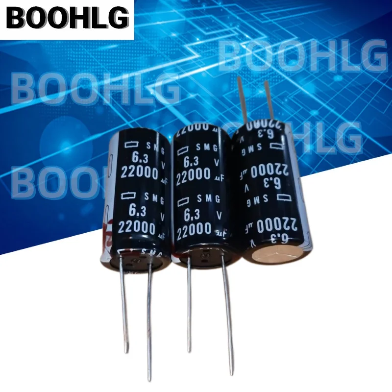 2PCS 22000UF 6.3V NCC Black Diamond Electrolytic Capacitor 6.3V 22000UF 20X42 SMG