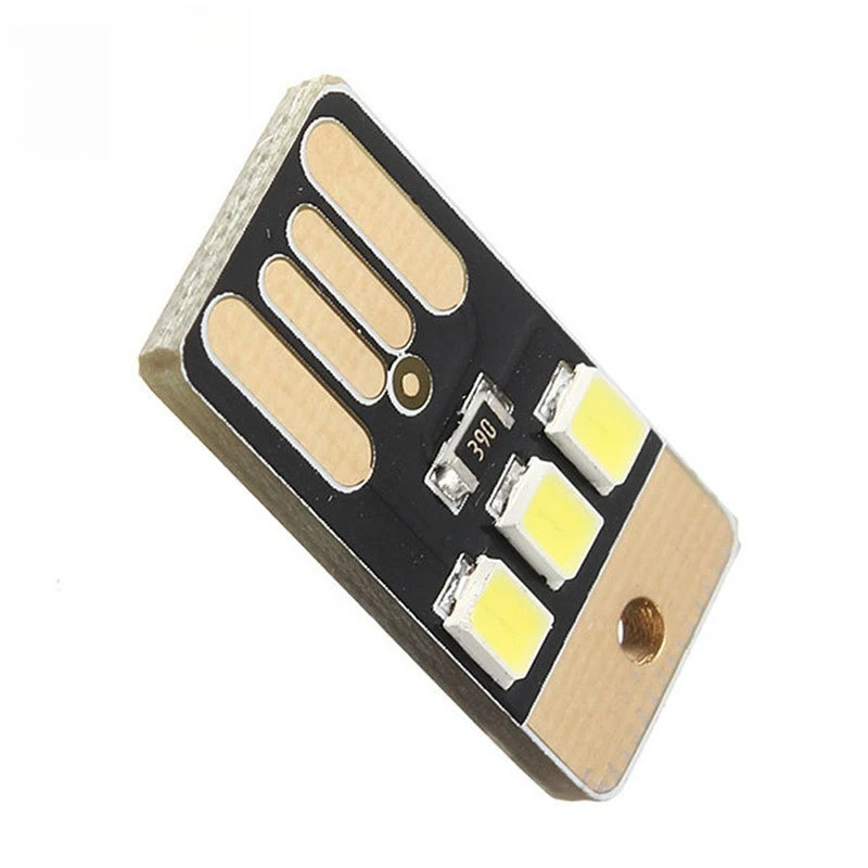 5pcs Mini USB Rechargeable LED Light 3 Mode Dimmable Stick Light for Camping Closet Whiteboard Night Light