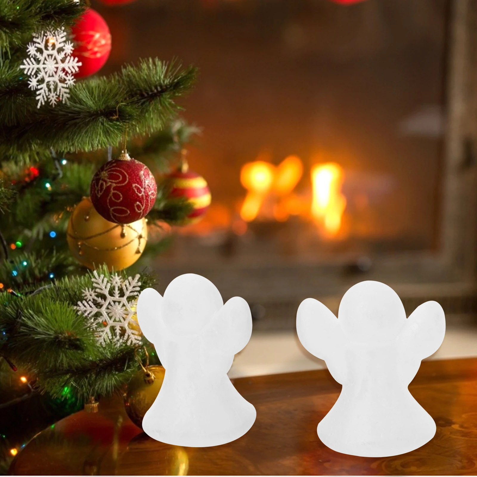 

30pcs White Foam 6cm DIY Crafts Polystyrene Painting Materials Wedding Christmas Decorations Gifts Storage